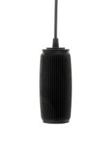Hanglamp Rib 15cm Black 001 scaled 1